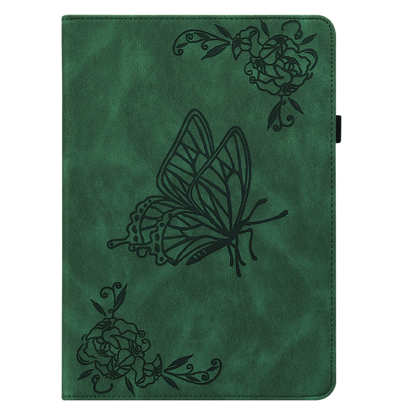 Tablet Case for Realme Pad 2 PU Leather Cover Butterfly Flower Imprinted Card Holder Shell