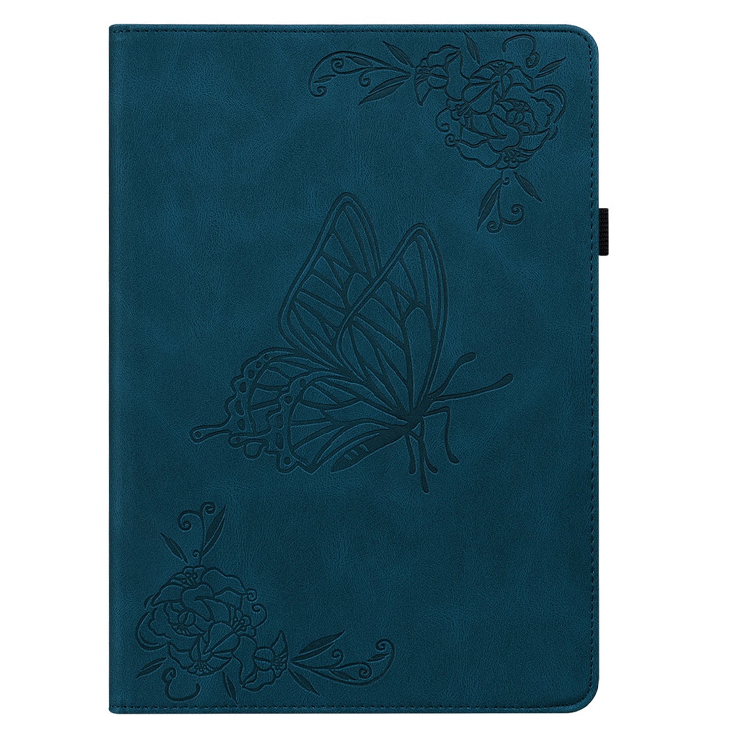 Tablet Case for Realme Pad 2 PU Leather Cover Butterfly Flower Imprinted Card Holder Shell