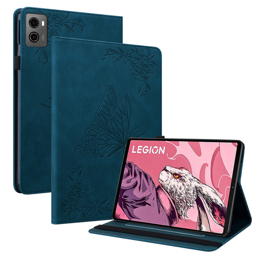 For Lenovo Legion Y700 (2023) Case PU Leather Imprinted Card Holder Stand Tablet Cover