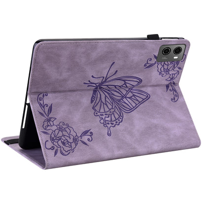 For Lenovo Legion Y700 (2023) Case PU Leather Imprinted Card Holder Stand Tablet Cover