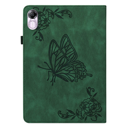 For Honor Pad X8 Pro / Pad X9 Leather Cover Imprinted Flip Stand Card Holder Tablet Case