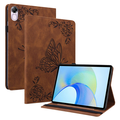 For Honor Pad X8 Pro / Pad X9 Leather Cover Imprinted Flip Stand Card Holder Tablet Case
