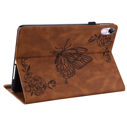 For Honor Pad X8 Pro / Pad X9 Leather Cover Imprinted Flip Stand Card Holder Tablet Case