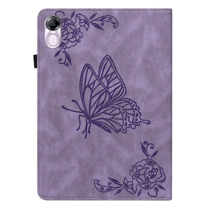 For Honor Pad X8 Pro / Pad X9 Leather Cover Imprinted Flip Stand Card Holder Tablet Case