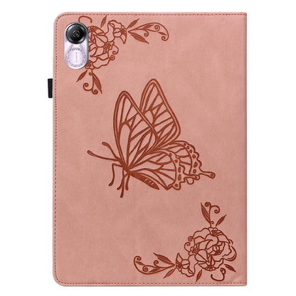 For Honor Pad X8 Pro / Pad X9 Leather Cover Imprinted Flip Stand Card Holder Tablet Case