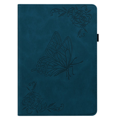 For Lenovo Tab P12 Case Butterfly Flower Imprinted PU Leather Stand Tablet Cover