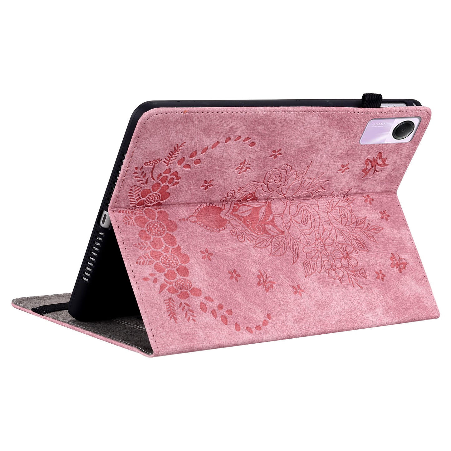 For Xiaomi Redmi Pad SE Case PU Leather Imprinted Card Holder Tablet Cover