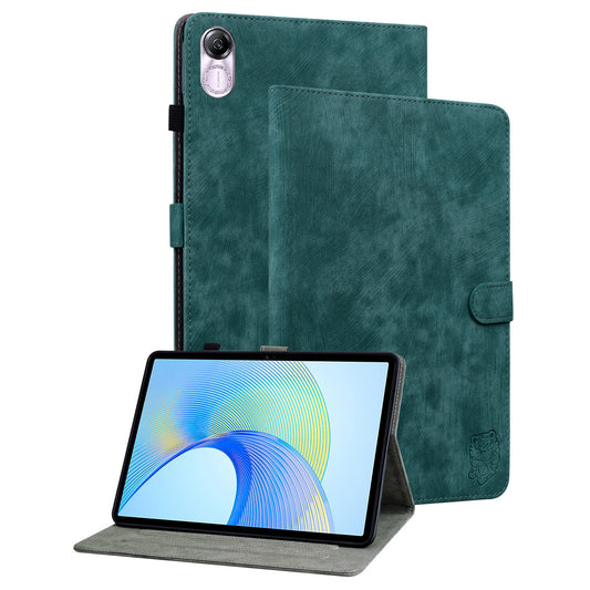 For Honor Pad X8 Pro / Pad X9 Case Cute Tiger Imprinted PU Leather Stand Tablet Cover