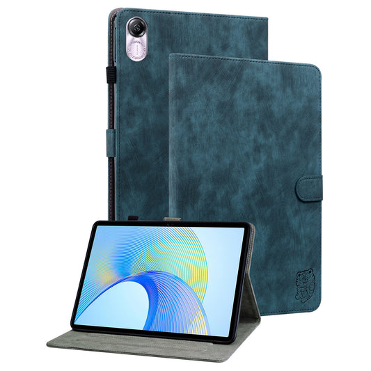 For Honor Pad X8 Pro / Pad X9 Case Cute Tiger Imprinted PU Leather Stand Tablet Cover