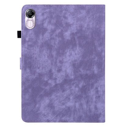 For Honor Pad X8 Pro / Pad X9 Case Cute Tiger Imprinted PU Leather Stand Tablet Cover