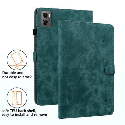 For Lenovo Legion Y700 (2023) Cover Imprinted Stand PU Leather Card Holder Tablet Case