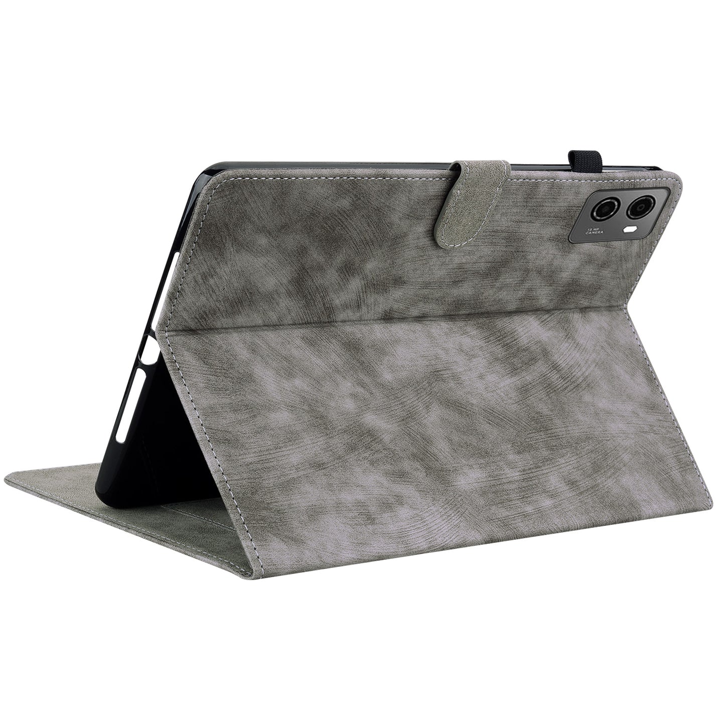 For Lenovo Legion Y700 (2023) Cover Imprinted Stand PU Leather Card Holder Tablet Case