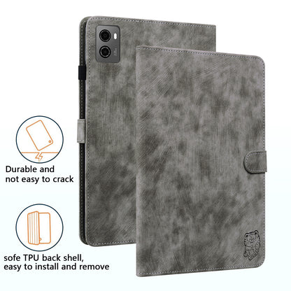 For Lenovo Legion Y700 (2023) Cover Imprinted Stand PU Leather Card Holder Tablet Case