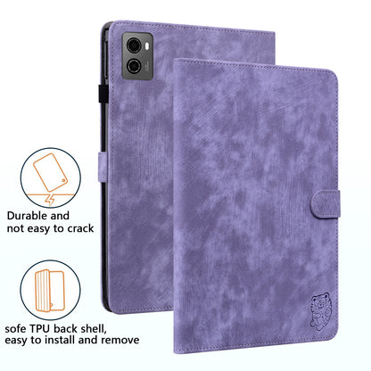 For Lenovo Legion Y700 (2023) Cover Imprinted Stand PU Leather Card Holder Tablet Case