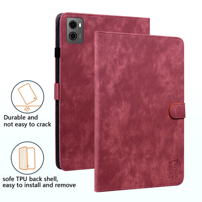 For Lenovo Legion Y700 (2023) Cover Imprinted Stand PU Leather Card Holder Tablet Case
