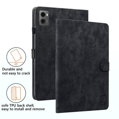 For Lenovo Legion Y700 (2023) Cover Imprinted Stand PU Leather Card Holder Tablet Case