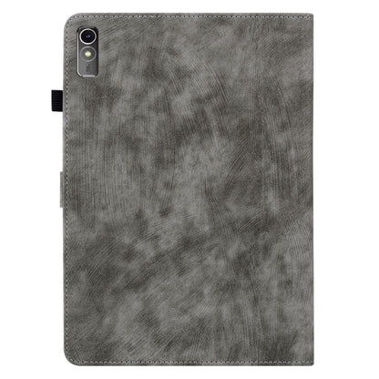 For Lenovo Tab M10 5G Anti-drop Case Imprinted PU Leather Card Holder Tablet Cover
