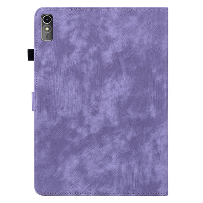 For Lenovo Tab M10 5G Anti-drop Case Imprinted PU Leather Card Holder Tablet Cover