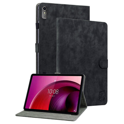 For Lenovo Tab M10 5G Anti-drop Case Imprinted PU Leather Card Holder Tablet Cover
