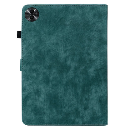 For Realme Pad 2 PU Leather Case Imprinted Card Holder Tablet Stand Cover