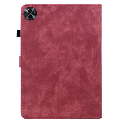 For Realme Pad 2 PU Leather Case Imprinted Card Holder Tablet Stand Cover