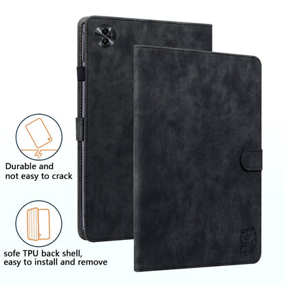 For Realme Pad 2 PU Leather Case Imprinted Card Holder Tablet Stand Cover