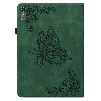 For Lenovo Tab M10 5G PU Leather Case Stand Card Holder Imprinted Tablet Cover