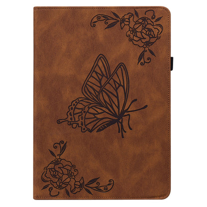 For Lenovo Tab M10 5G PU Leather Case Stand Card Holder Imprinted Tablet Cover