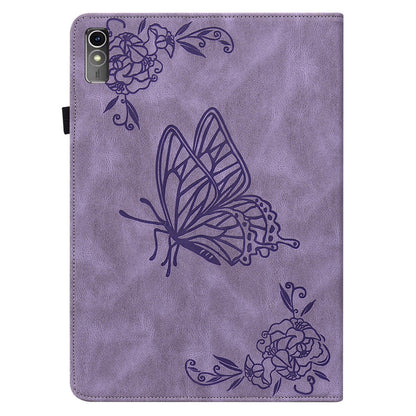 For Lenovo Tab M10 5G PU Leather Case Stand Card Holder Imprinted Tablet Cover