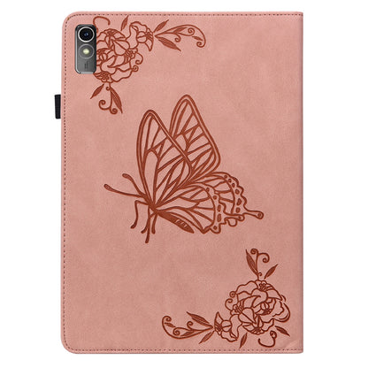For Lenovo Tab M10 5G PU Leather Case Stand Card Holder Imprinted Tablet Cover