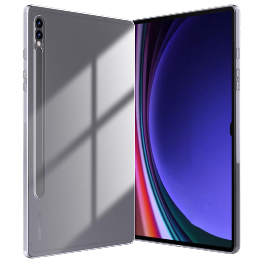 For Samsung Galaxy Tab S9+ Flexible TPU Cover HD Transparent Tablet Case Drop Protection Shell