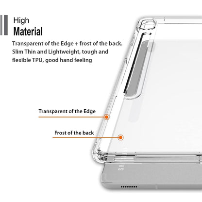 Slim-Fit TPU Tablet Cover for Samsung Galaxy Tab S9 , HD Transparent Case Anti-Scratch Shell