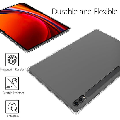 For Samsung Galaxy Tab S9 Ultra Case Drop Protection TPU Tablet Cover Transparent Shell