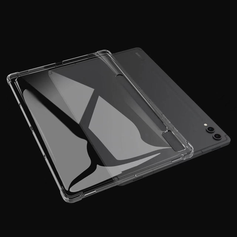 For Samsung Galaxy Tab S9 Ultra Case Drop Protection TPU Tablet Cover Transparent Shell