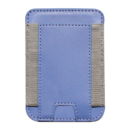 Compatible with MagSafe Magnetic Leather Phone Card Holder Bag Mini Card Storage Pouch for Back of Cell Phone