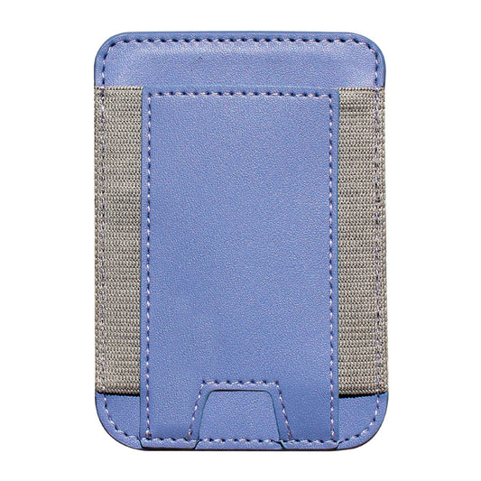 Compatible with MagSafe Magnetic Leather Phone Card Holder Bag Mini Card Storage Pouch for Back of Cell Phone