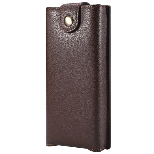PU Leather Cell Phone Waist Bag Belt Loop Pouch Rotary Belt Clip Security Purse Phone Case for Foldable Phones