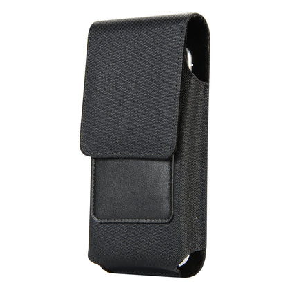 Phone Holster Waist Bag for 5.5-6.5 inch Phone , Nylon+PU Leather Card Holder Pouch, Size: 16.5*8.6*2CM