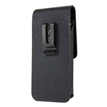 Phone Holster Waist Bag for 5.5-6.5 inch Phone , Nylon+PU Leather Card Holder Pouch, Size: 16.5*8.6*2CM