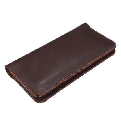 19.5x10x0.7cm PU Leather Phone Wallet Storage Bag Card Holder Handbag for 6.7-6.9 inch Phone, Size XL