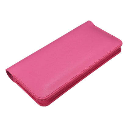 19.5x10x0.7cm PU Leather Phone Wallet Storage Bag Card Holder Handbag for 6.7-6.9 inch Phone, Size XL