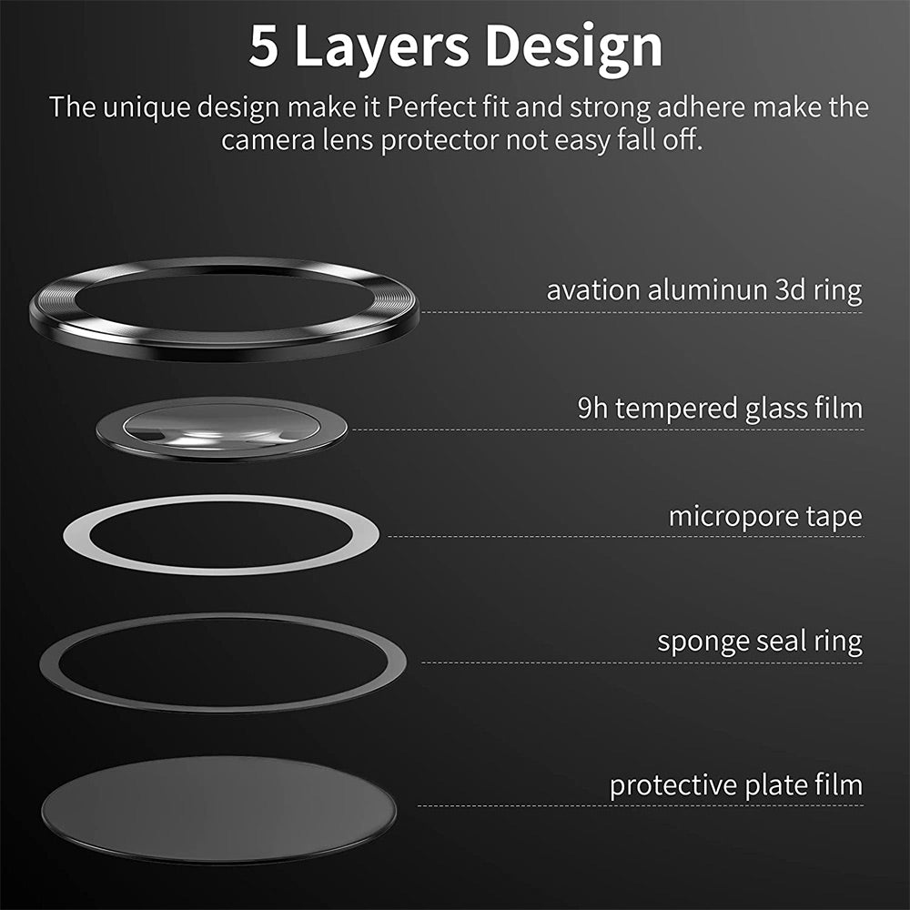 ENKAY HAT PRINCE For Samsung Galaxy S23 Ultra 1 Set Camera Lens Protector Aluminum Alloy Tempered Glass Night Circle Camera Ring Cover