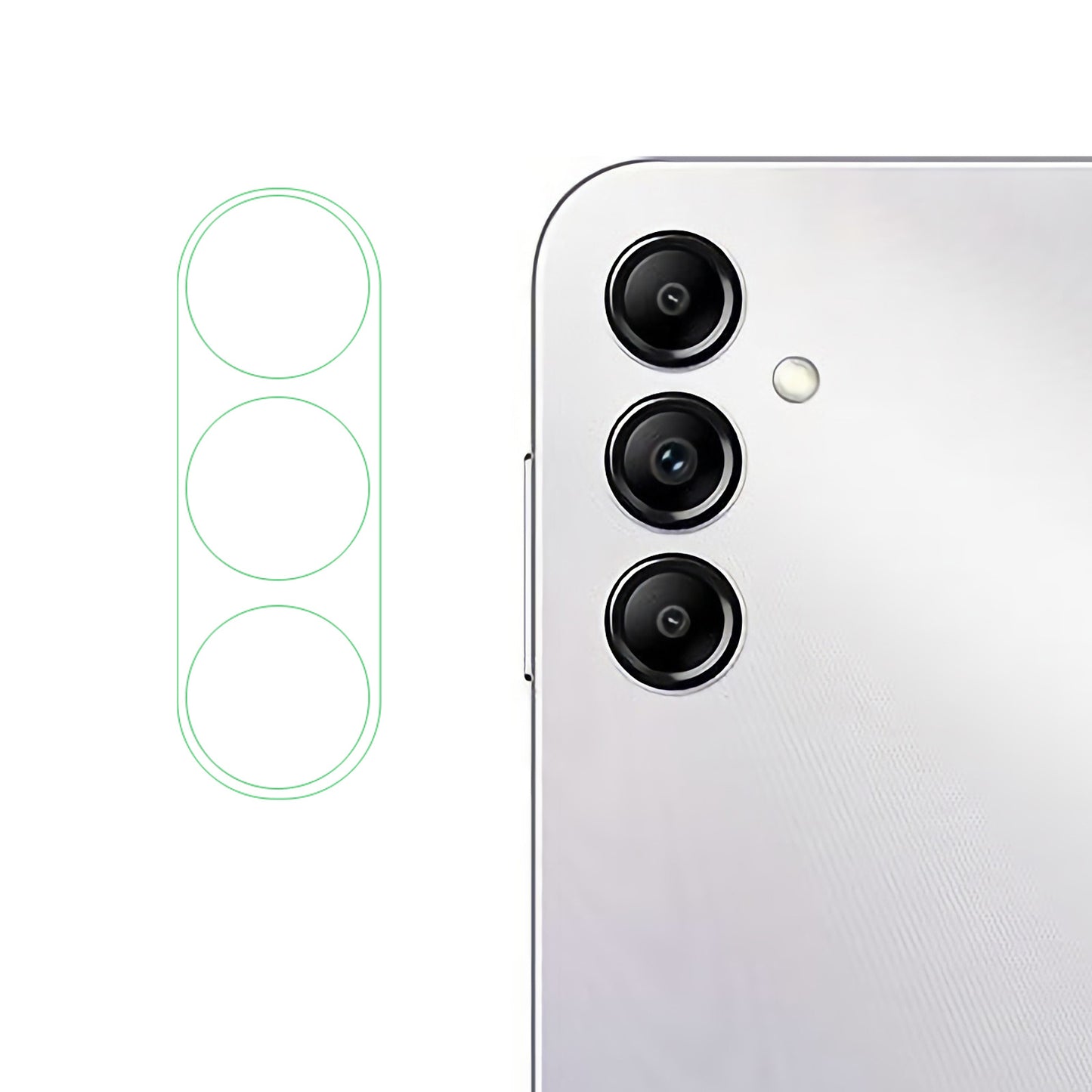 For Samsung Galaxy A14 5G / A14 4G Anti-Scratch Camera Lens Protector Tempered Glass Clear Anti-Dust Rear Lens Guard Film