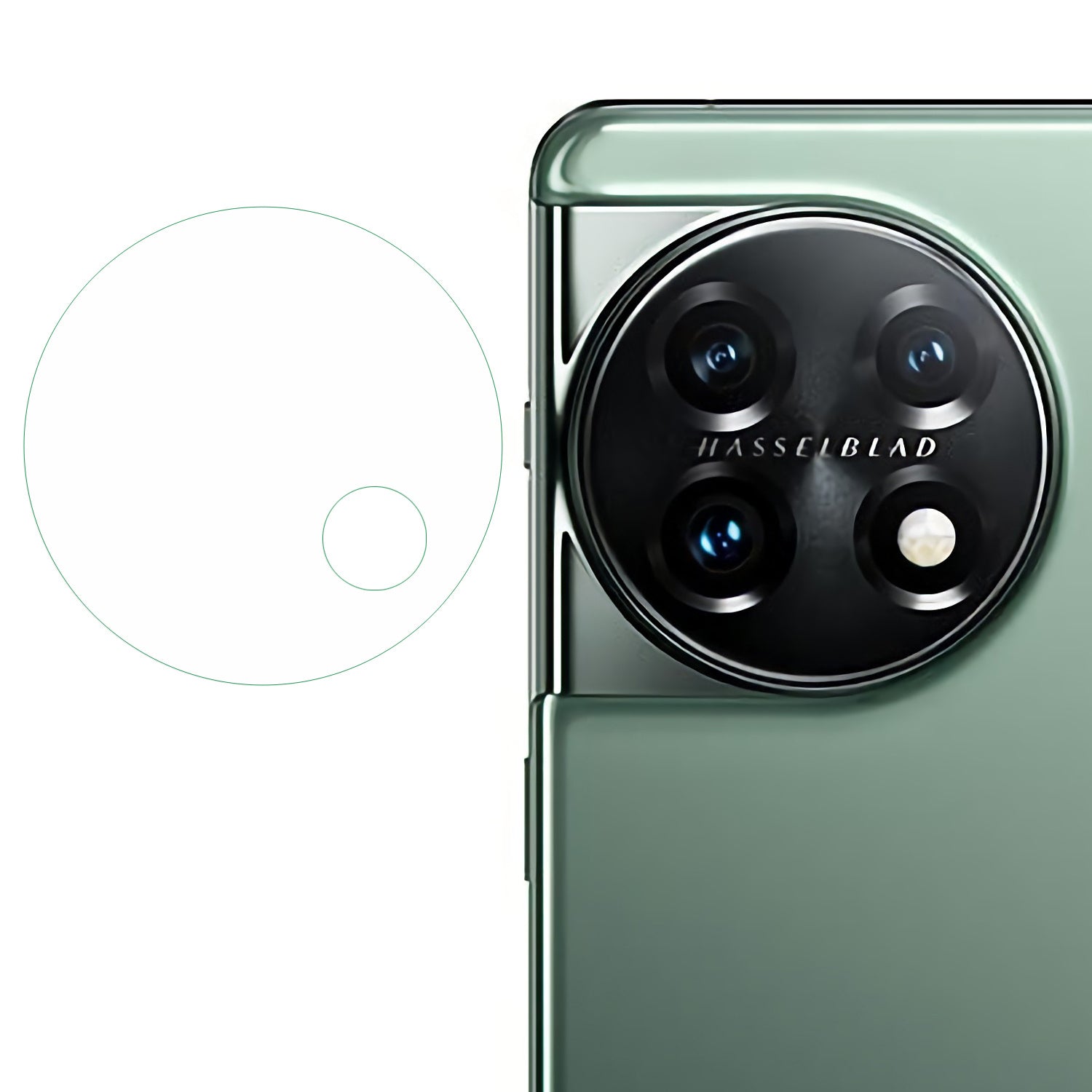 Full Coverage Camera Lens Film for OnePlus 11 5G Corning Gorilla Glass Lens Protector 3D Arc Edges Lens Cover