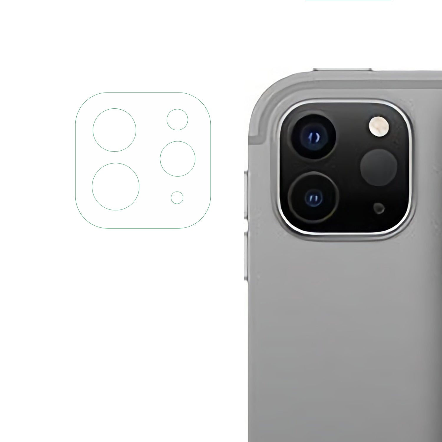 For iPad Pro 11 (2020) / (2021) / (2022) Camera Lens Film Ultra Clear 3D Acrylic Camera Lens Protector