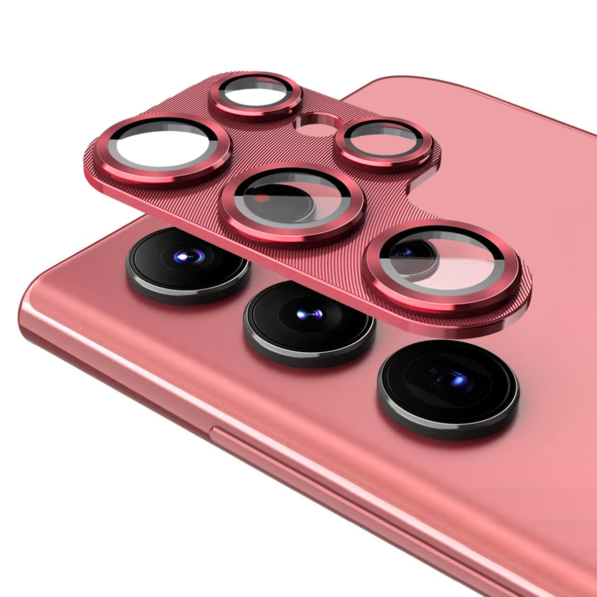 ENKAY HAT PRINCE For Samsung Galaxy S23 Ultra Camera Lens Protector Aluminium Alloy + Tempered Glass Lens Film