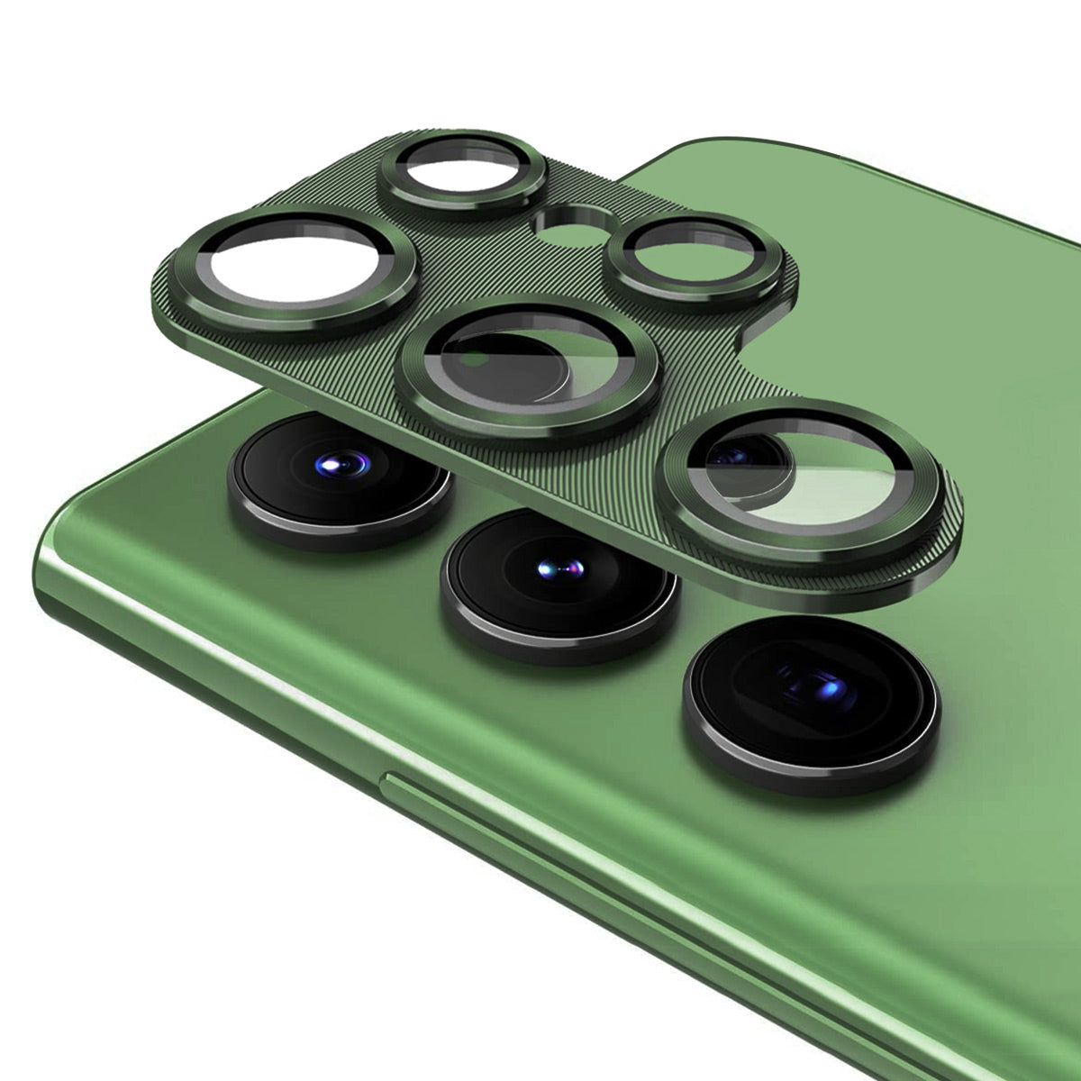 ENKAY HAT PRINCE For Samsung Galaxy S23 Ultra Camera Lens Protector Aluminium Alloy + Tempered Glass Lens Film