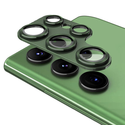 ENKAY HAT PRINCE For Samsung Galaxy S23 Ultra Camera Lens Protector Aluminium Alloy + Tempered Glass Lens Film