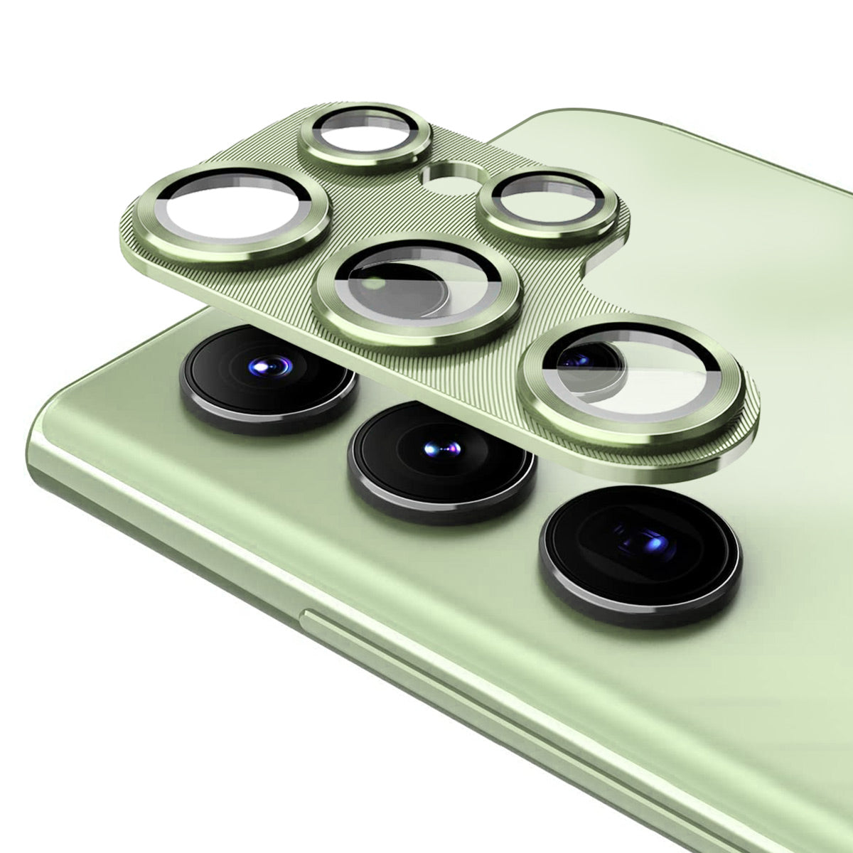 ENKAY HAT PRINCE For Samsung Galaxy S23 Ultra Camera Lens Protector Aluminium Alloy + Tempered Glass Lens Film