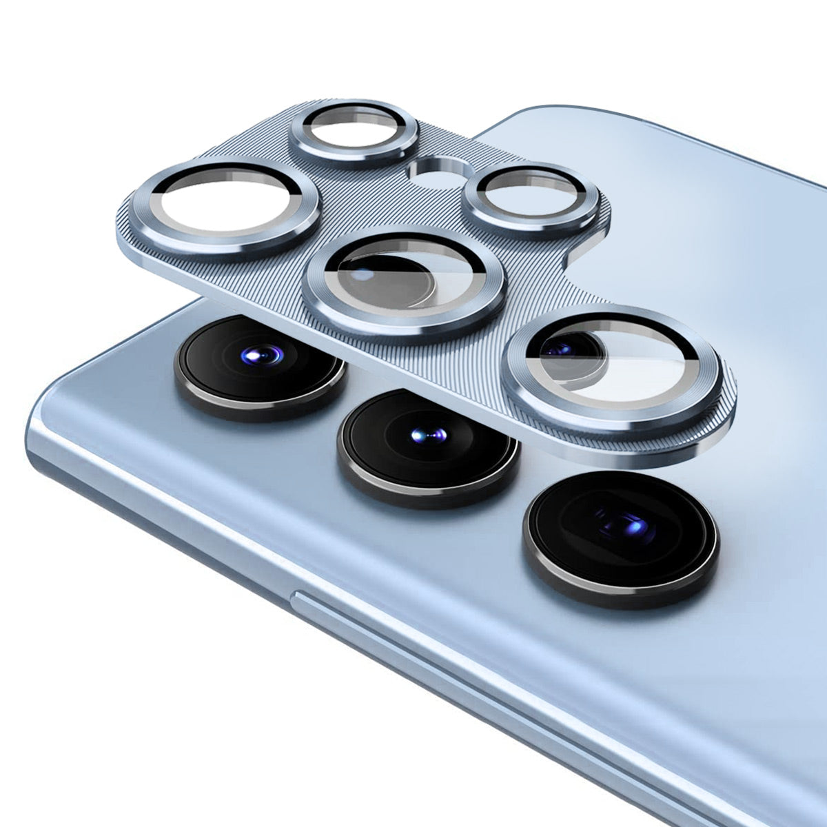 ENKAY HAT PRINCE For Samsung Galaxy S23 Ultra Camera Lens Protector Aluminium Alloy + Tempered Glass Lens Film